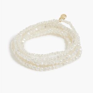 J. Crew Tiny Pearl Bead Stretch Bracelets